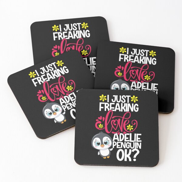 Item preview, I Just Freaking Love Adelie Penguin Ok designed and sold by CosmoKitsch.