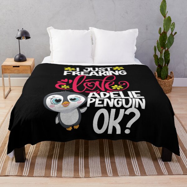 Item preview, I Just Freaking Love Adelie Penguin Ok designed and sold by CosmoKitsch.