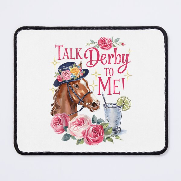 Item preview, Talk Derby To Me Kentucky Horse Racing Lover designed and sold by KAWKAW-DRHM.