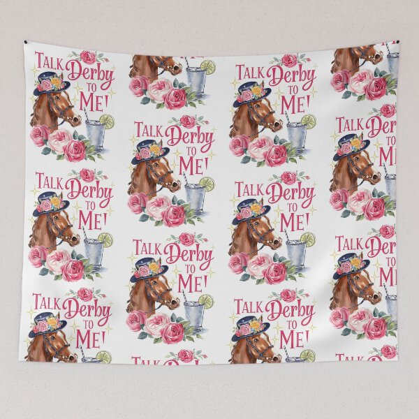 Item preview, Talk Derby To Me Kentucky Horse Racing Lover designed and sold by KAWKAW-DRHM.