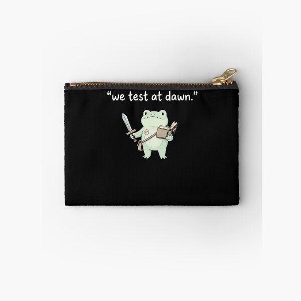 Item preview, We Test At Dawn Cute Frog Study Meme Aesthetic Shirt designed and sold by ArcaneArtistry.