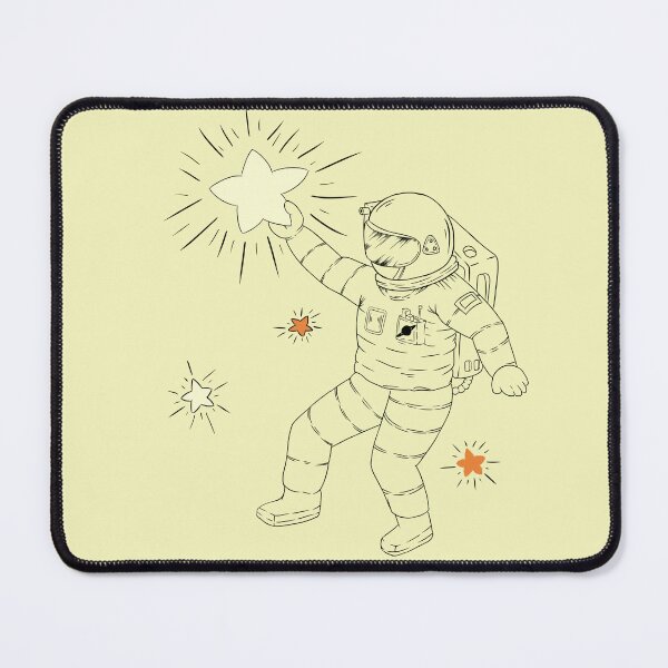 Item preview, Aesthetic Astronaut Catching Stars - Minimalist Line Art Space Design designed and sold by MOHAMEDNOOR428.