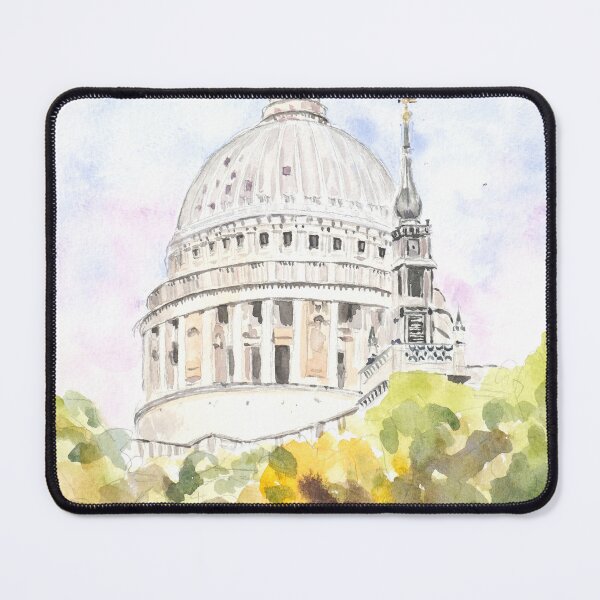 Item preview, St. Pauls Cathedral watercolour painting  designed and sold by ColorandColor.