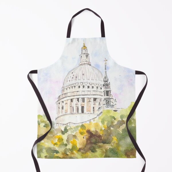 Item preview, St. Pauls Cathedral watercolour painting designed and sold by ColorandColor.