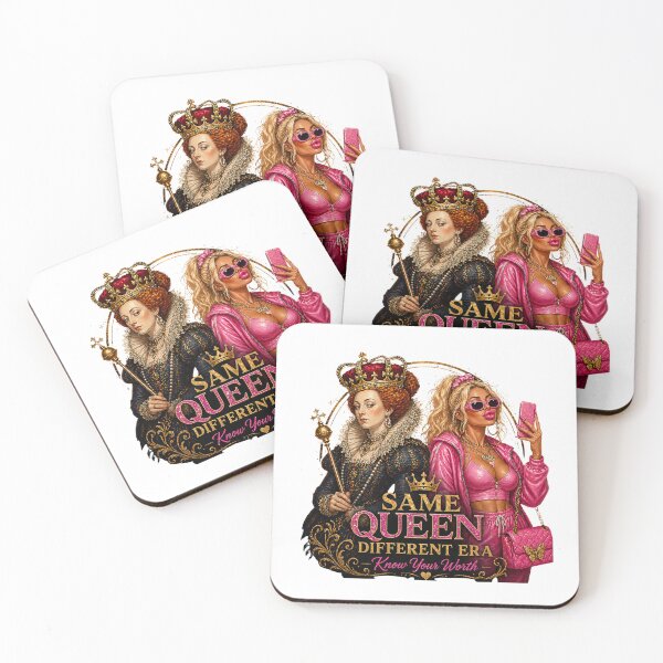 Item preview, Same Queen Different Era – Vintage Queen vs Modern Glam Girl T-Shirt designed and sold by Aimetoi.