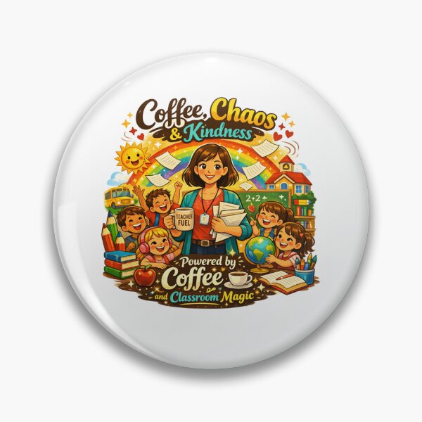 Item preview, Coffee, Chaos & Kindness designed and sold by PinkishBlueish.