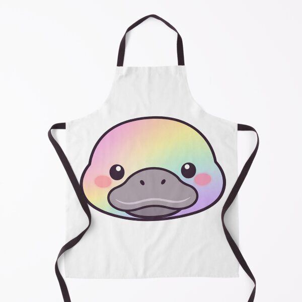 Item preview, Rainbow Platypus Face Cute Kawaii designed and sold by Owcomm.