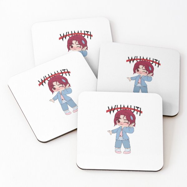 Item preview, XLOV Chibi Kpop Idol Vinyl Stickers | Wumuti, Rui, Haru, Hyun Fan Merch designed and sold by Lhinn Designs.