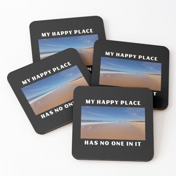 Item preview, My Happy Place Has No One In It Beach Landscape Scenery Photograph designed and sold by Massara6.