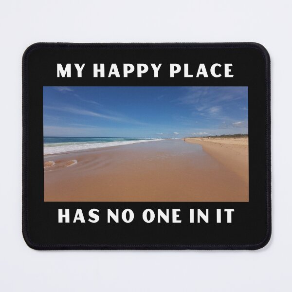 Item preview, My Happy Place Has No One In It Beach Landscape Scenery Photograph designed and sold by Massara6.