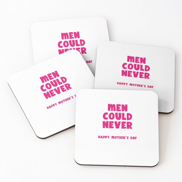 Item preview, Men Could Never Funny Pink Feminist Mother’s Day Quote designed and sold by krystalRomanart.