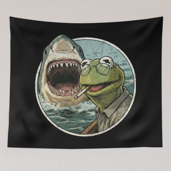 Item preview, Funny Kermit The Frog Smoking  designed and sold by carolcollins54.