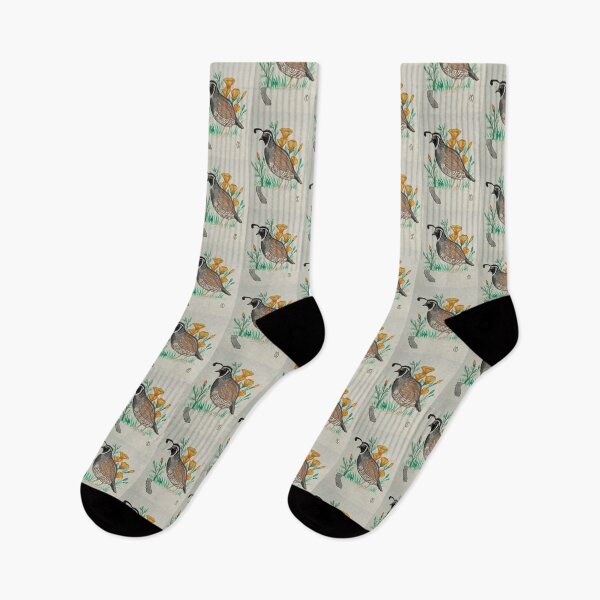 Item preview, California state bird & flower, the California quail & California poppy designed and sold by Matt Starr Fine Art .