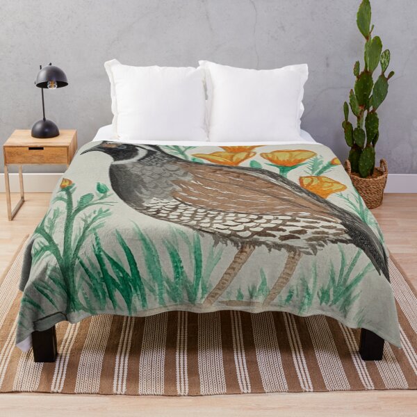 Item preview, California state bird & flower, the California quail & California poppy designed and sold by Matt Starr Fine Art .