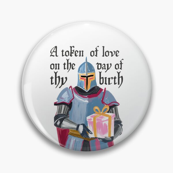 Item preview, A Token Of Love On The Day Of Thy Birth Medieval Knight designed and sold by krystalRomanart.