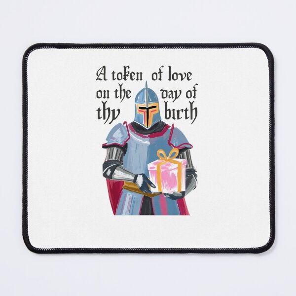 Item preview, A Token Of Love On The Day Of Thy Birth Medieval Knight designed and sold by krystalRomanart.