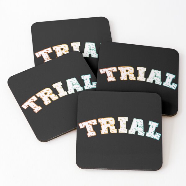 Item preview, Trial - Motorcycle Trials Colorful Splatter Typography Design designed and sold by Jt41.