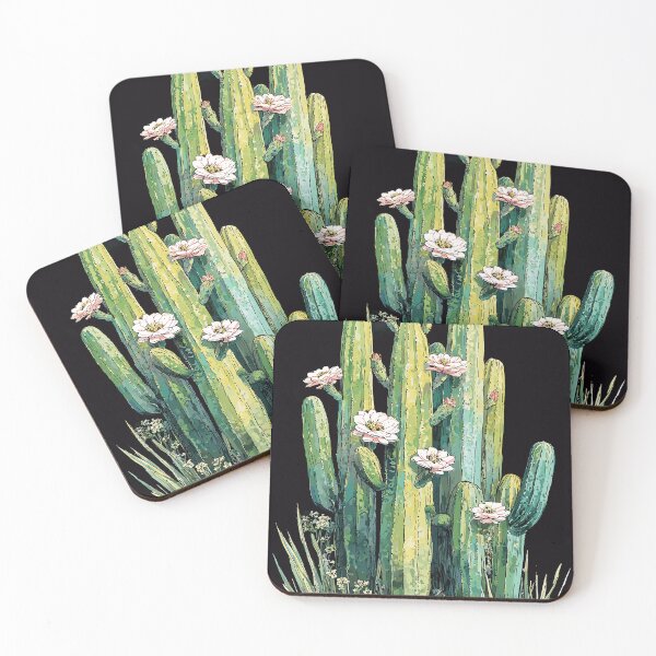 Item preview, Midnight Saguaro Bloom - Desert Cacti designed and sold by bapupa.