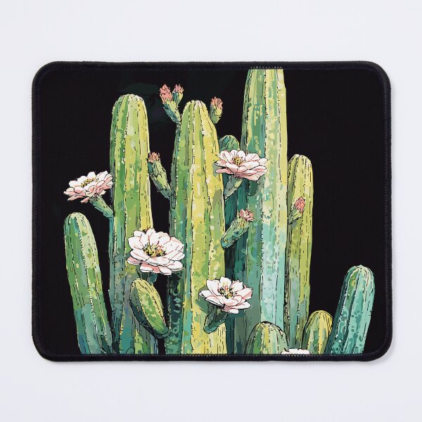 Item preview, Midnight Saguaro Bloom - Desert Cacti designed and sold by bapupa.