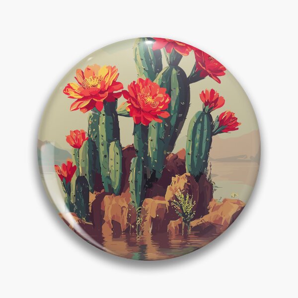 Item preview, The Floating Oasis - Desert Cacti designed and sold by bapupa.