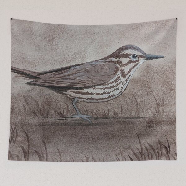 Item preview, Northern waterthrush in the wooded swamp  designed and sold by Matt Starr Fine Art .