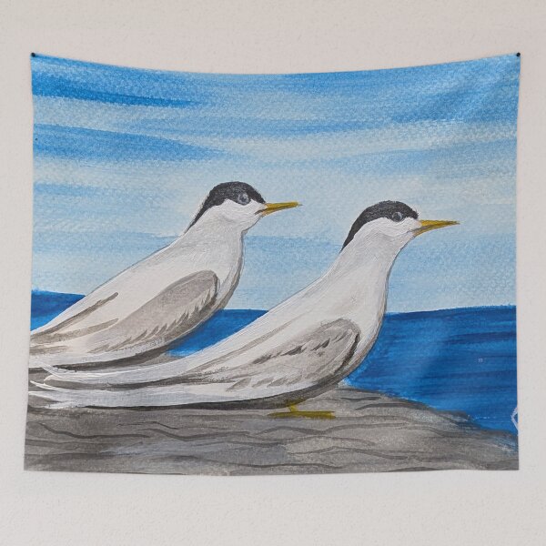 Item preview, Arctic terns on the tundra coast  designed and sold by Matt Starr Fine Art .