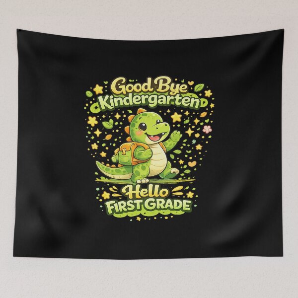 Item preview, Good Bye Kindergarten Hello First Grade Dinosaur Cute Dino Back To School Kids Gift designed and sold by Im-Ara.