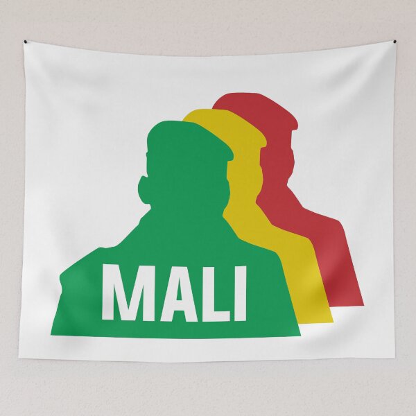 Item preview, Flag silhouette - Malian officer designed and sold by Wolagno.