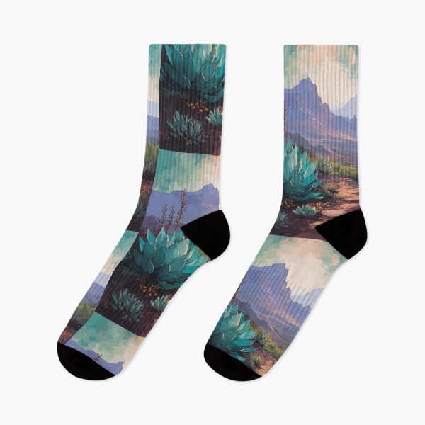 Item preview, Trail of the Blue Agave - Desert Plants designed and sold by bapupa.