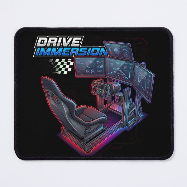 Item preview, Sim Racing Drive Immersion Graphic Design designed and sold by enzoade.