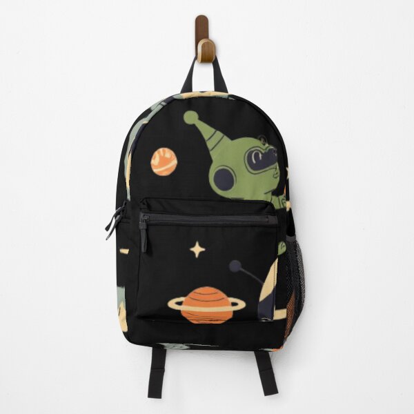 Item preview, Cute Astronaut Robot and Alien Friend - Whimsical Retro Space Art designed and sold by PACS0011.