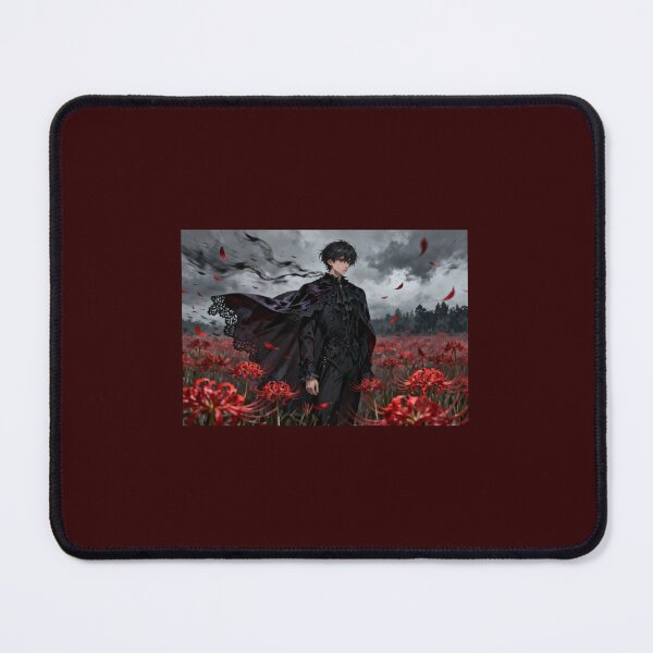 Item preview, Gothic Art Style Anime Boy Spider Lily Field designed and sold by AllxN.