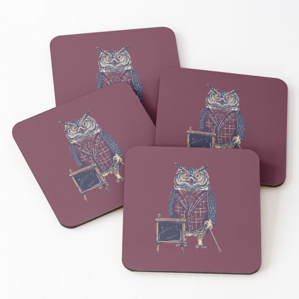 Item preview, Wise Owl Professor  Vintage Academic Back to School Art designed and sold by BoxofMoments.