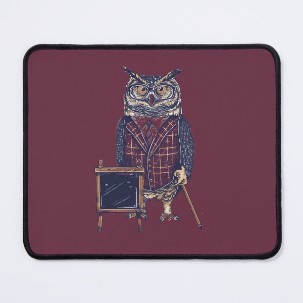 Item preview, Wise Owl Professor Vintage Academic Back to School Art designed and sold by BoxofMoments.