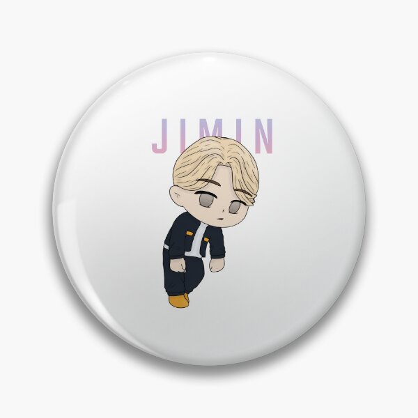 Artikelvorschau, BTS Chibi-Sticker | Jimin, J-Hope, RM, Suga, Jin, V, Jungkook Vinyl-Aufkleber (wasserfest) entworfen und verkauft von Lhinn Designs.