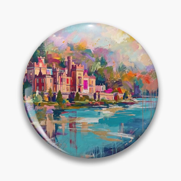 Item preview, Abstract Kylemore Abbey Ireland Art Print designed and sold by Printpix.