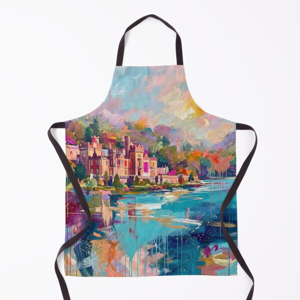 Item preview, Abstract Kylemore Abbey Ireland Art Print designed and sold by Printpix.