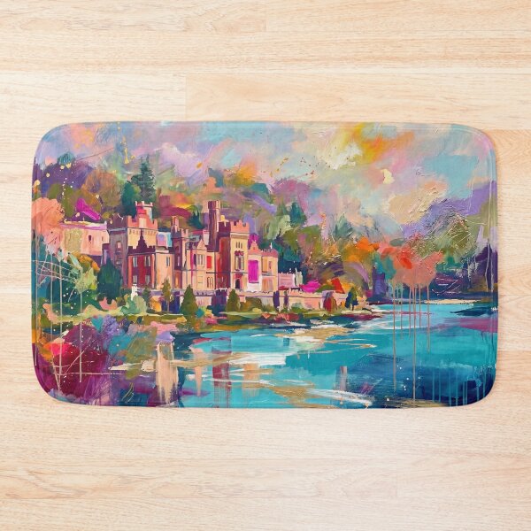 Item preview, Abstract Kylemore Abbey Ireland Art Print designed and sold by Printpix.
