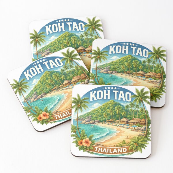 Item preview, Koh Tao Thailand Travel Art EmblemKoh Tao Thailand Travel Art Emblem designed and sold by yunamaliskova.