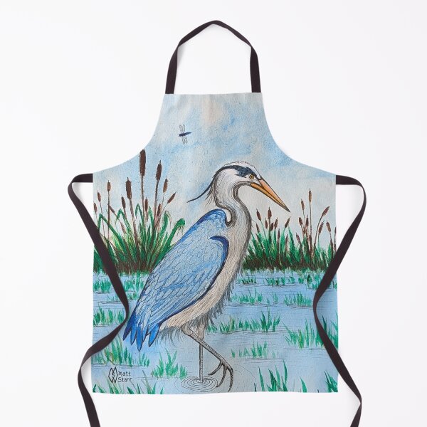 Item preview, Great blue heron at the lake designed and sold by Matt Starr Fine Art .