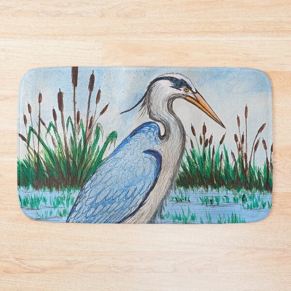 Item preview, Great blue heron at the lake  designed and sold by Matt Starr Fine Art .