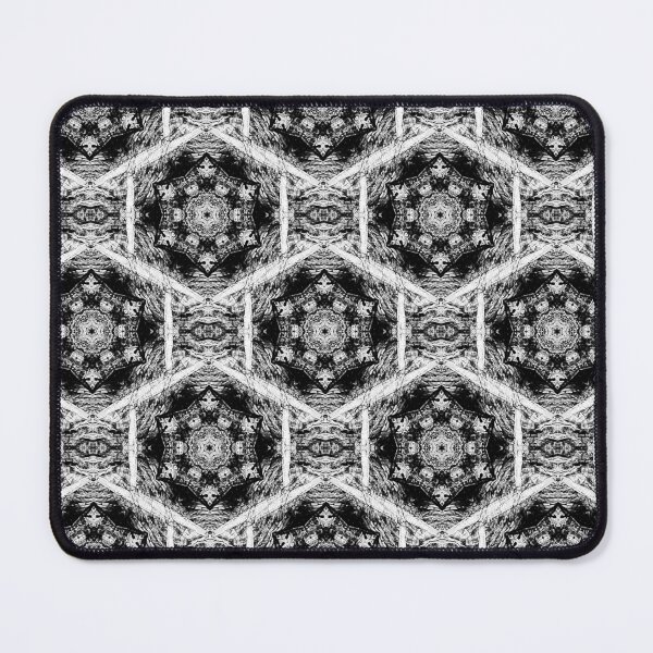 Item preview, Decorative Boho Hexagon Pattern in Black and White designed and sold by Artistestella.