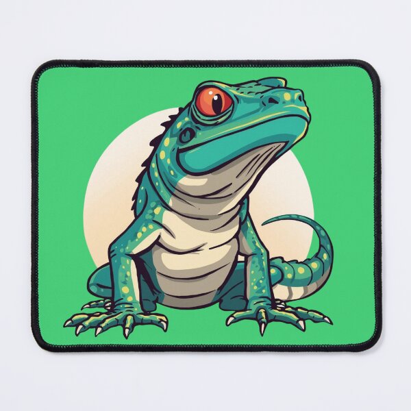 Item preview, Large, colorful cartoon-style lizard designed and sold by Art70shop.