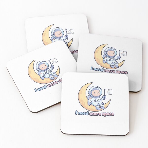 Item preview, Cute Astronaut Artemis II Moon Mission Sticker designed and sold by designerr23 ⭐⭐⭐⭐⭐.