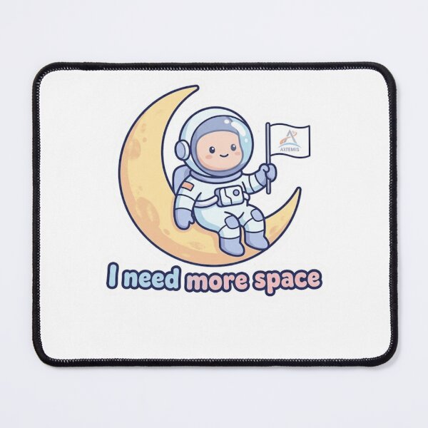 Item preview, Cute Astronaut Artemis II Moon Mission Sticker designed and sold by designerr23 ⭐⭐⭐⭐⭐.
