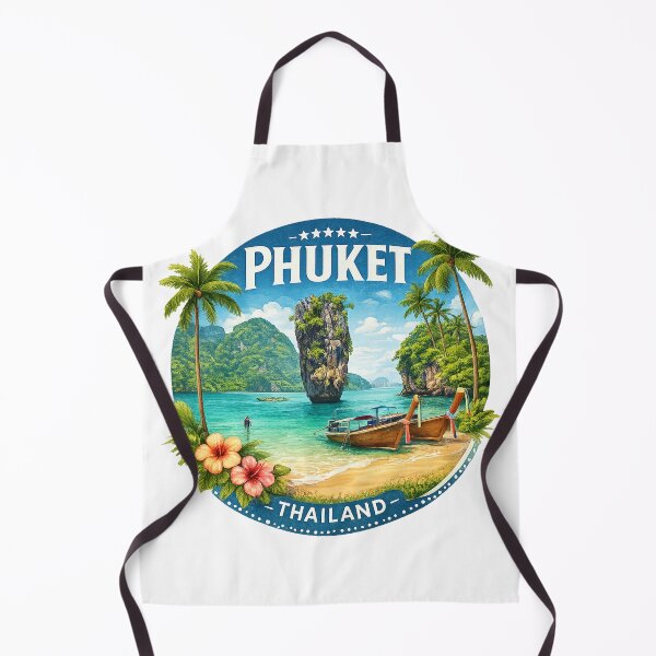 Item preview, Thailand Phuket Travel Retro Emblem designed and sold by yunamaliskova.