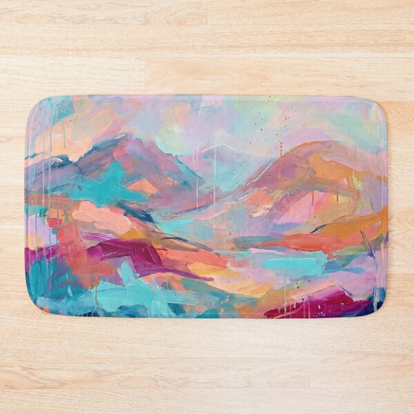 Item preview, Mourne Mountains Abstract Landscape Art Print designed and sold by Printpix.