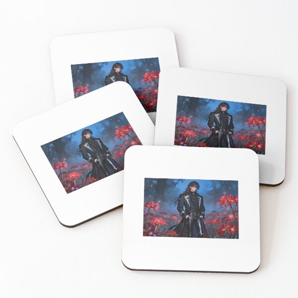 Item preview, Gothic Art Style Anime Boy Spider Lily Field designed and sold by AllxN.