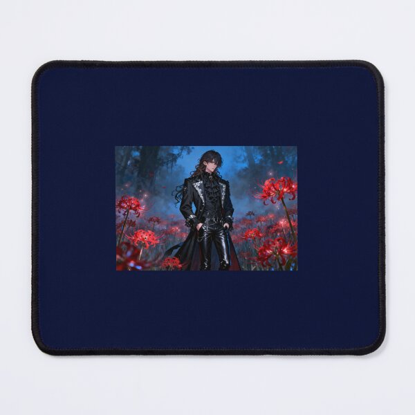Item preview, Gothic Art Style Anime Boy Spider Lily Field designed and sold by AllxN.