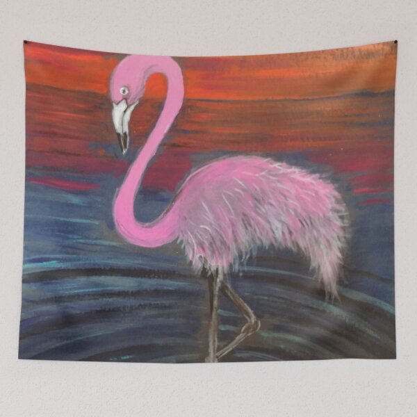 Item preview, Flamingo at sunset designed and sold by Matt Starr Fine Art .
